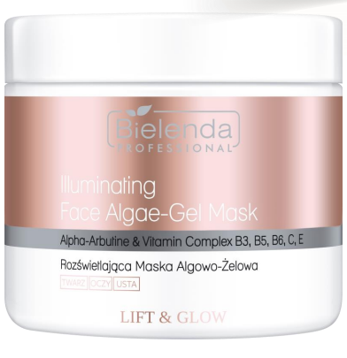 Bielenda Lift & Glow Rozświetlająca Maska Algowo-Żelowa 190g