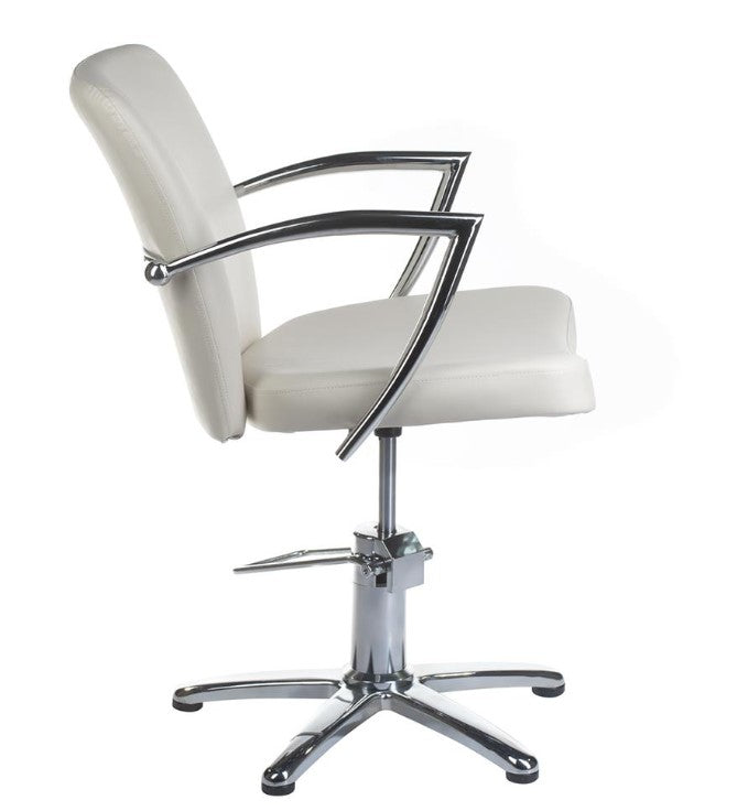 Fotel Fryzjerski LIVIO Kremowy BH-8173