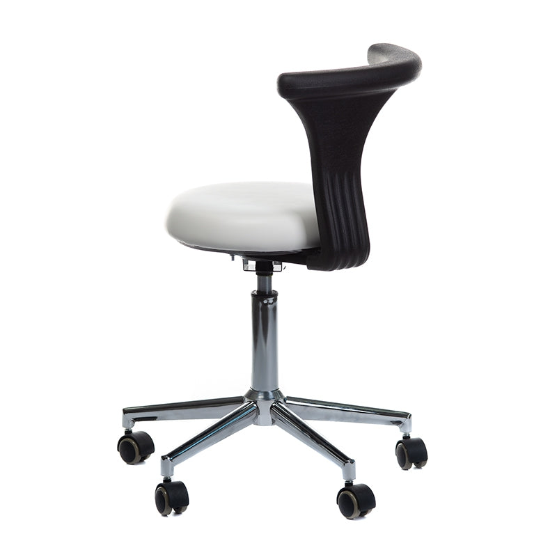 Taboret Medyczny z Podłokietnikiem BD-Y915 Biały