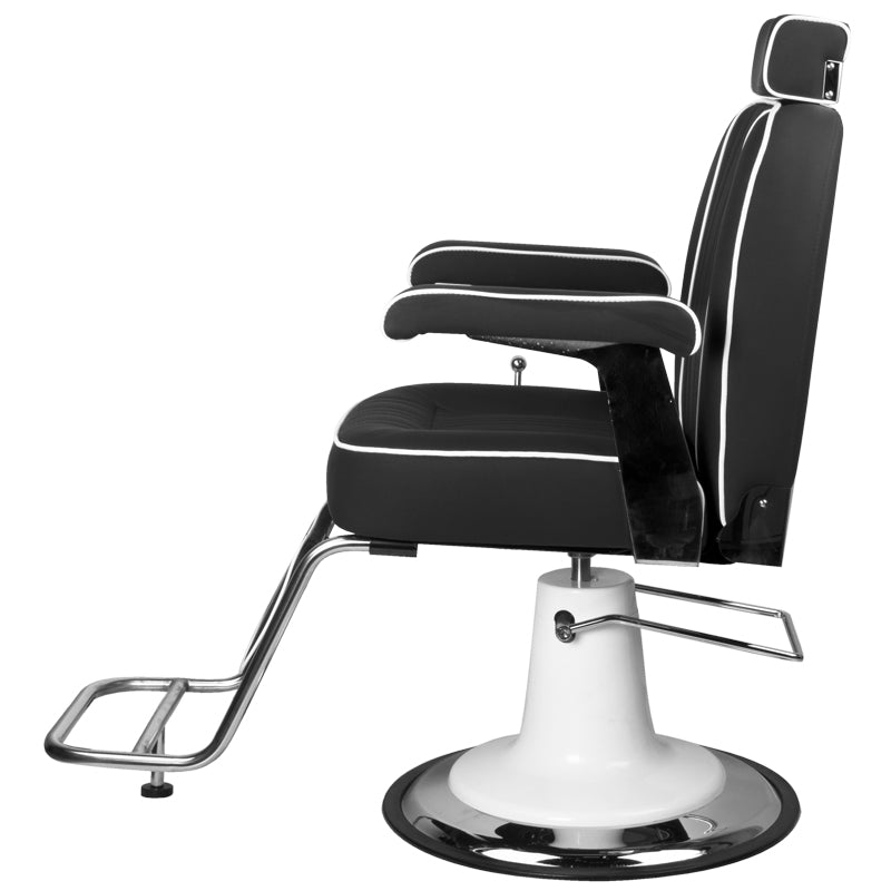 Gabbiano Fotel Barberski Amadeo Czarny
