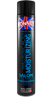 Ronney Nawilżający lakier do włosów Extra Strong z dodatkiem kwasu hialuronowego 750ml