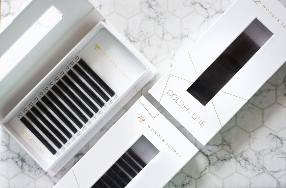 Wonder Lashes Rzęsy Golden Line D 0.05