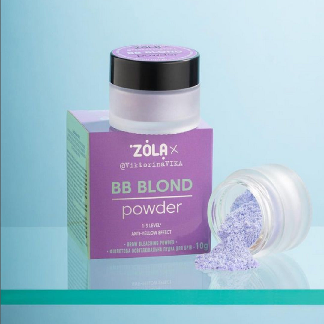 Zola Puder Rozjaśniający Do Brwi Viktorina Vika BB Blond Powder Rozjaśniacz