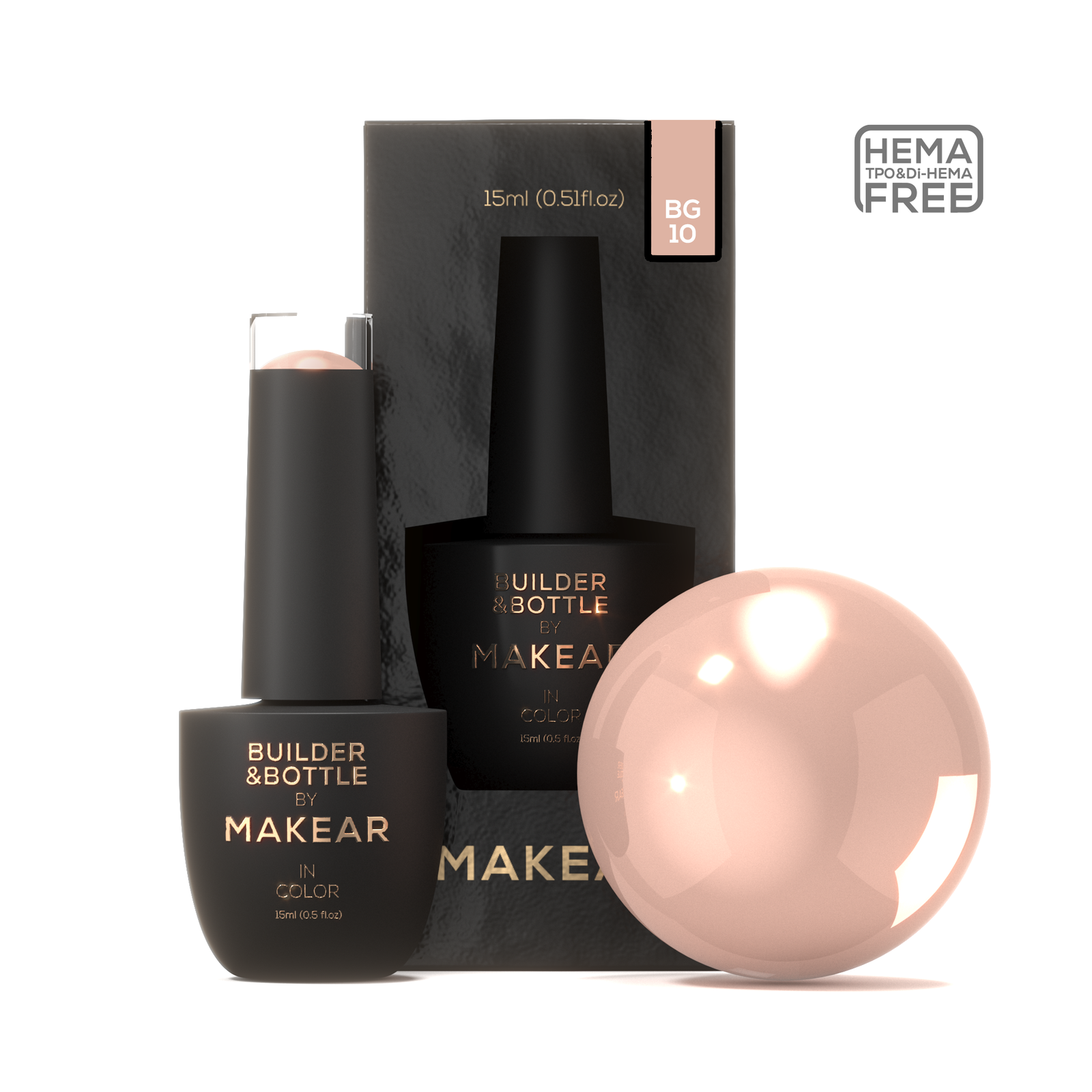 Makear Builder&Bottle - Żel W Butelce BG10 15ml