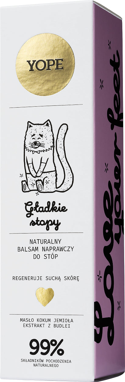 Yope Naturalny Balsam Naprawczy Do Stóp Gładkie Stopy, 75 Ml