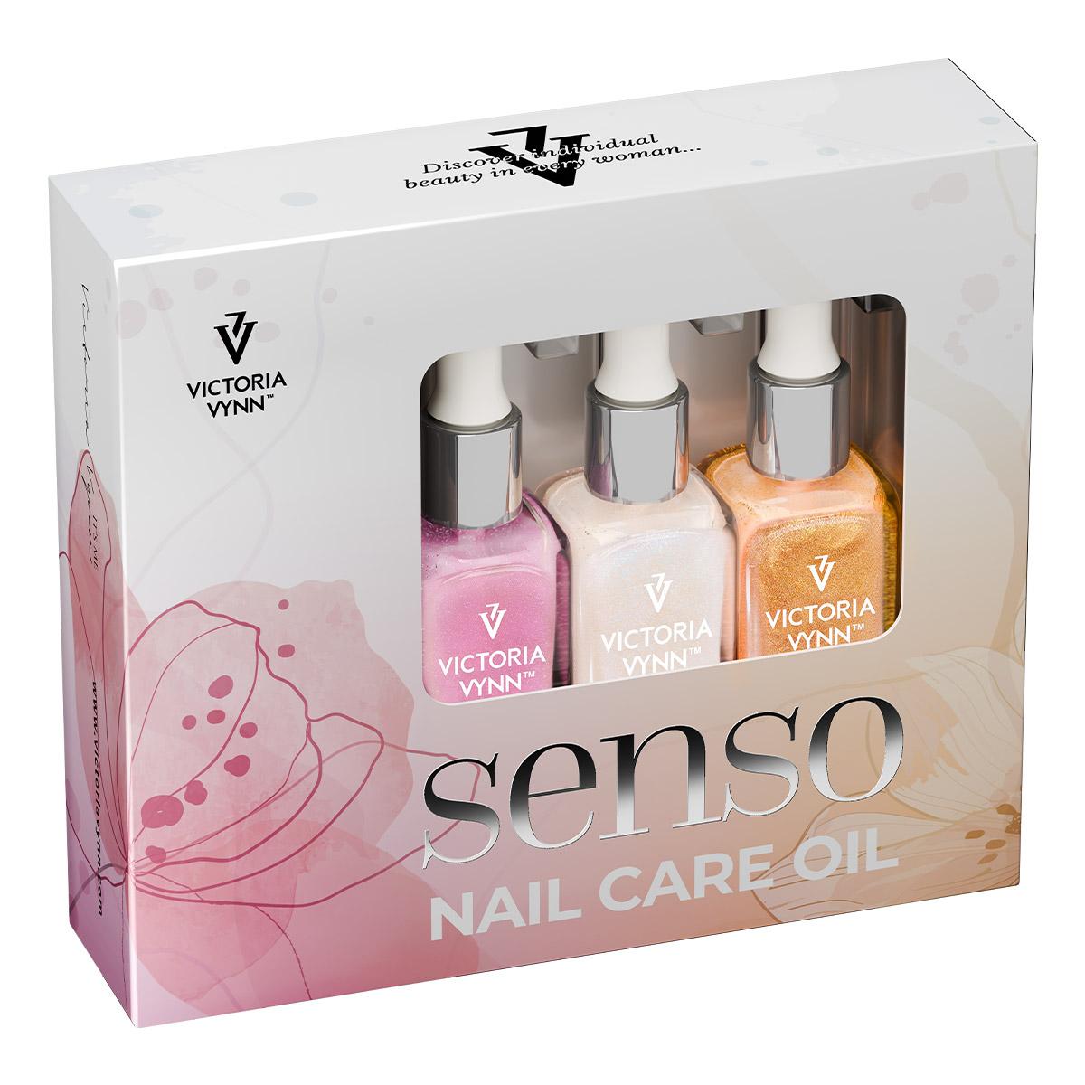 Victoria Vynn Zestaw 3 Oliwek Do Skórek 3 Pack Senso Nail Care Oil Follow Me, Kiss Me, Love Me