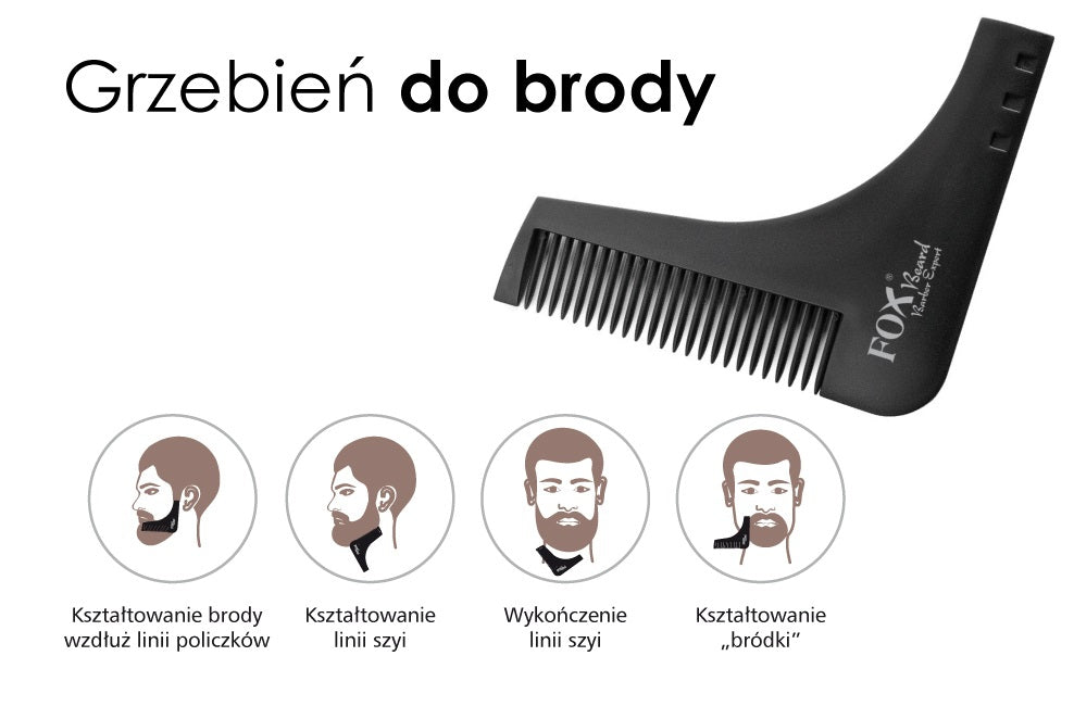 Grzebień do brody Fox Barber Expert