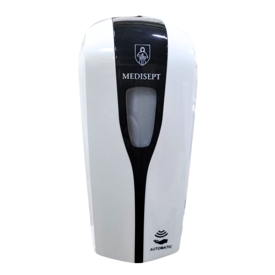 Medisept Dozownik Automatyczny Naścienny 1000 Ml Biało-Czarny