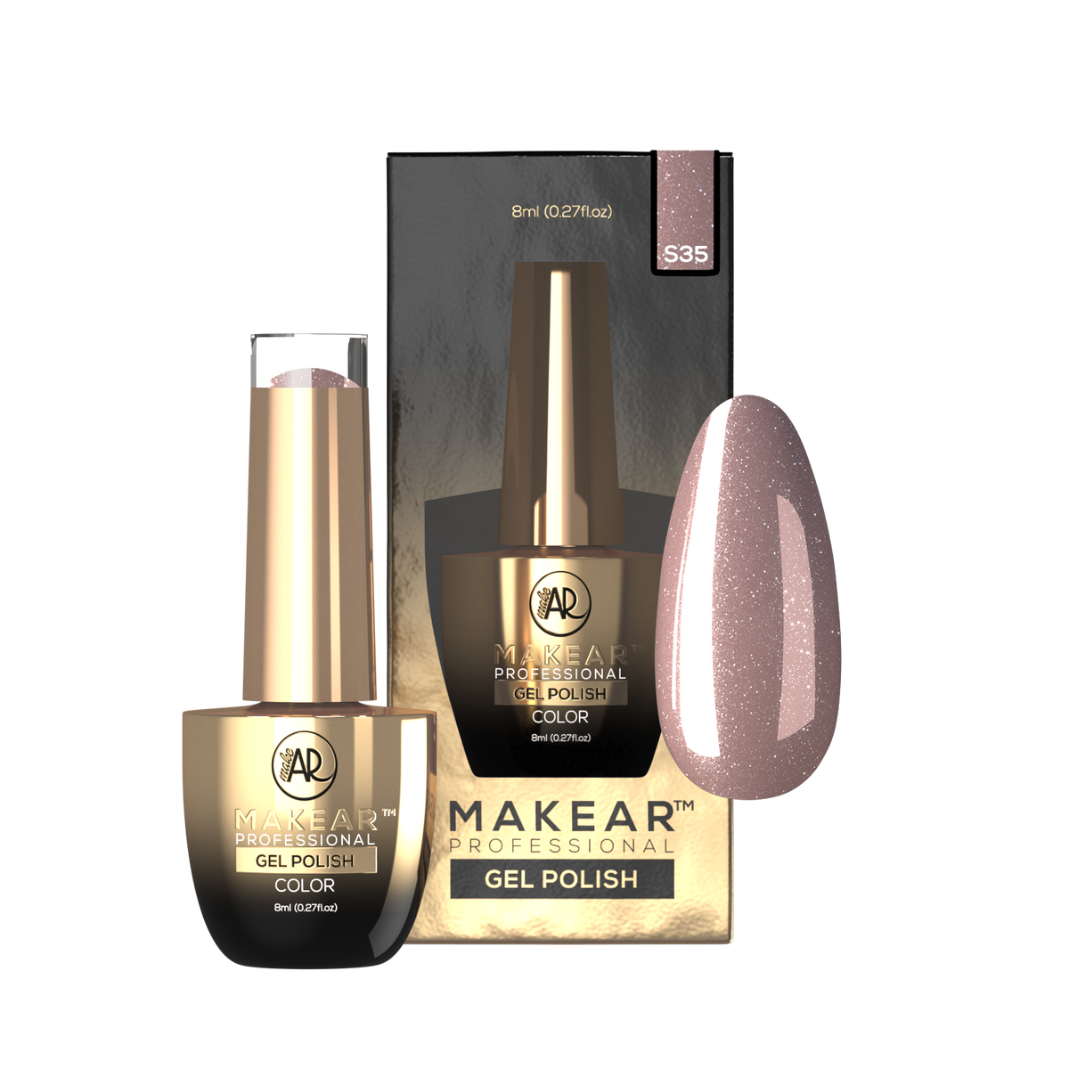 MAKEAR Makear Hybrid-Nagellack S35 Princess 8Ml — Inhaltsstoffe und Bewertung