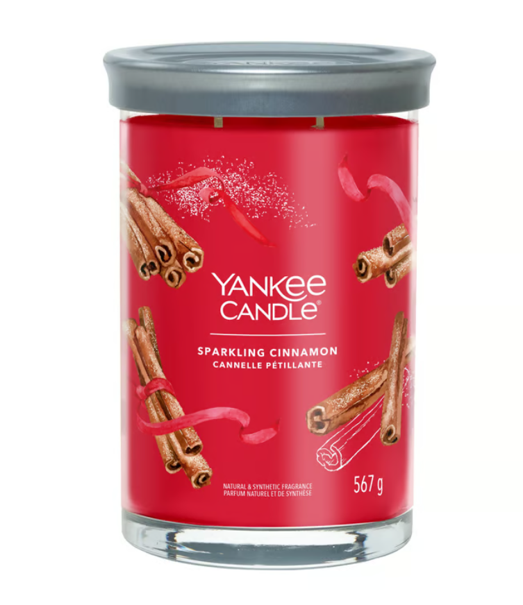 Świeca Zapachowa Tumbler z 2 Knotami Sparkling Cinnamon