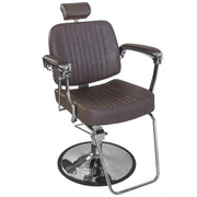 Fotel Barberski Bjorn Bh-3318 Brązowy Matowy
