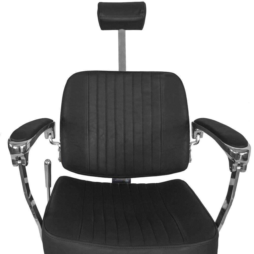Fotel barberski BJORN BH-3318 Czarny matowy