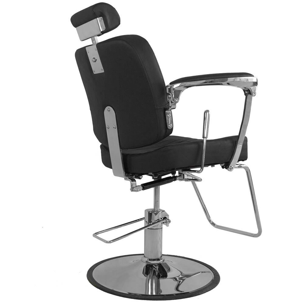 Fotel barberski BJORN BH-3318 Czarny matowy