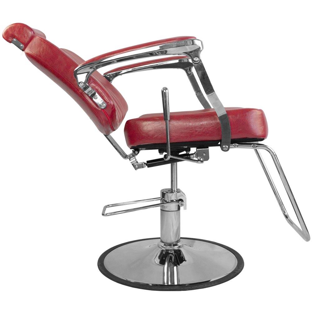 Fotel Barberski Bjorn Bh-3318 Czerwony