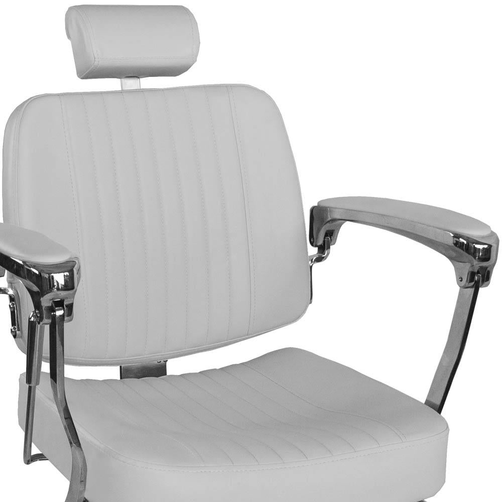Fotel Barberski Bjorn Bh-3318 Jasny Szary