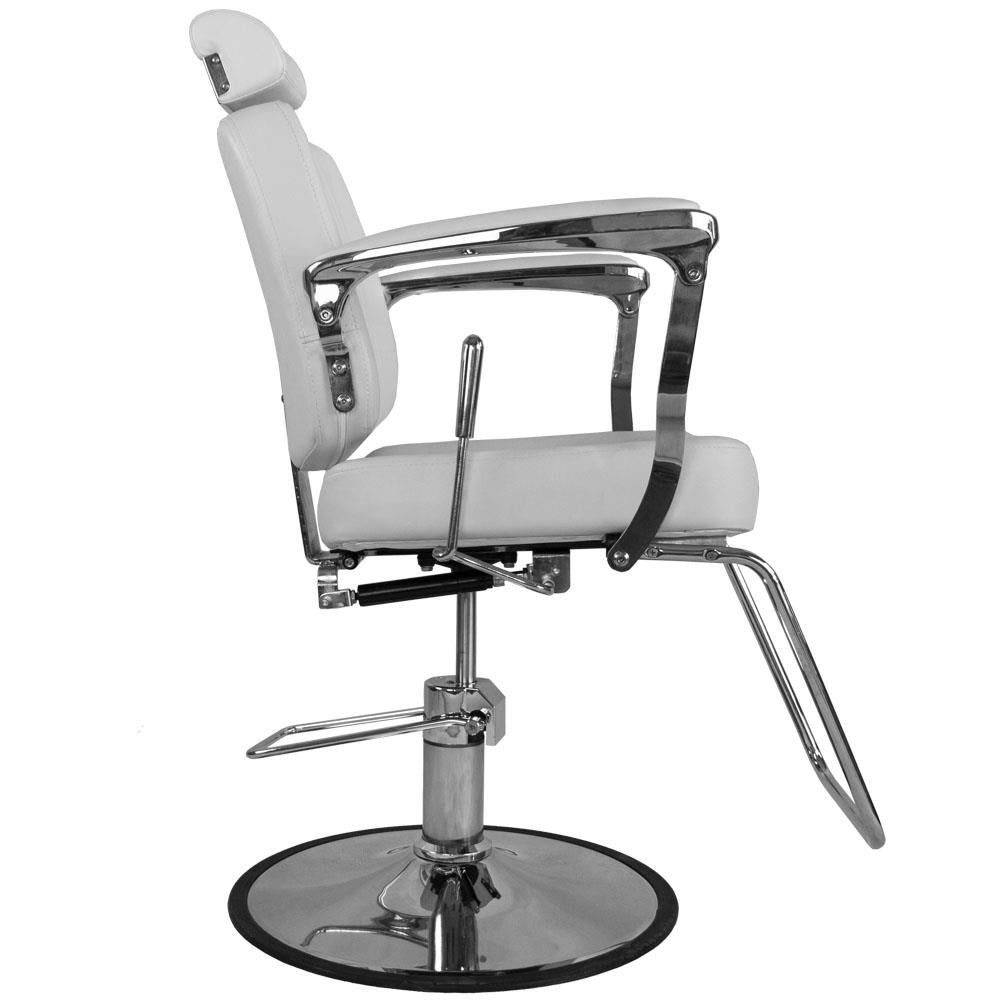Fotel Barberski Bjorn Bh-3318 Jasny Szary