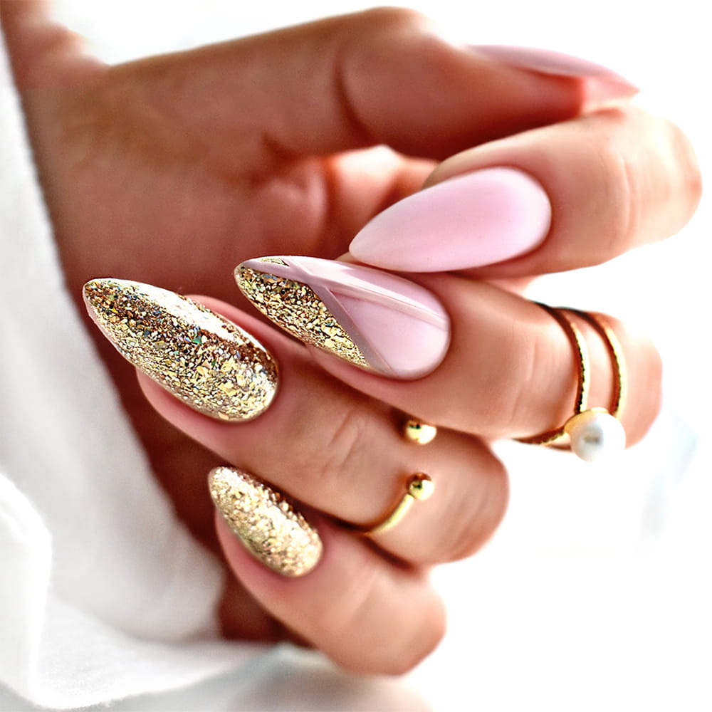Allepaznokcie Żel Do Zdobień Artistic Gel Paint Gel Ombre Ornamenty Gold Złoty HEMA /Di-HEMA Free 5 G Nr 3