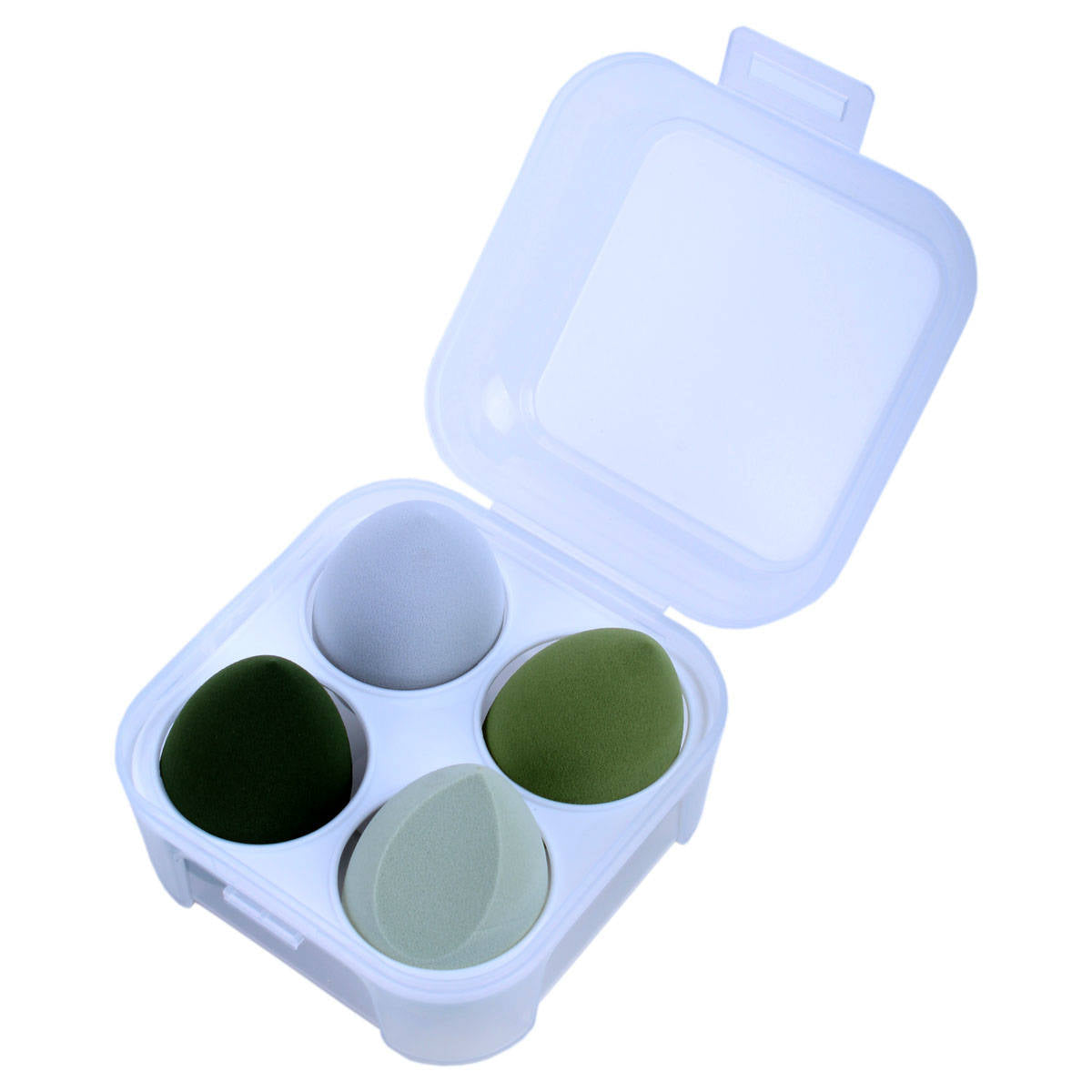Zestaw 4 Gąbeczek Beauty Box Green