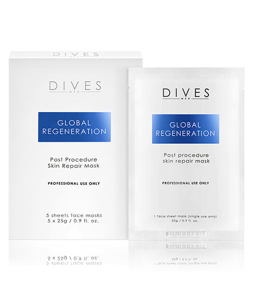 DIVES Dives Global Regeneration Mask Pozabiegowa Maska Płatowa Do Intensywnej Regeneracji Skóry Podrażnionej 1 Sztuka — Składniki i ocena
