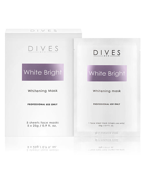 Dives White Bright Mask Maska Płatowa O Działaniu Depigmentującym I  Rozjaśniającym
