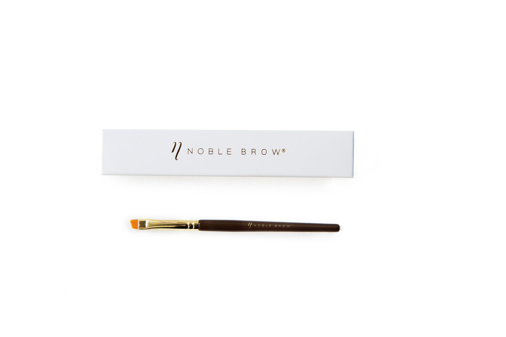 Noble Lashes - Pędzel skośny do brwi Noble Brow