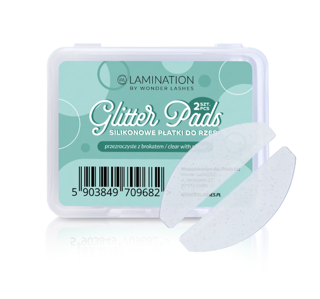 Wonder Lashes Glitter Pads - Silikonowe Płatki Do Rzęs
