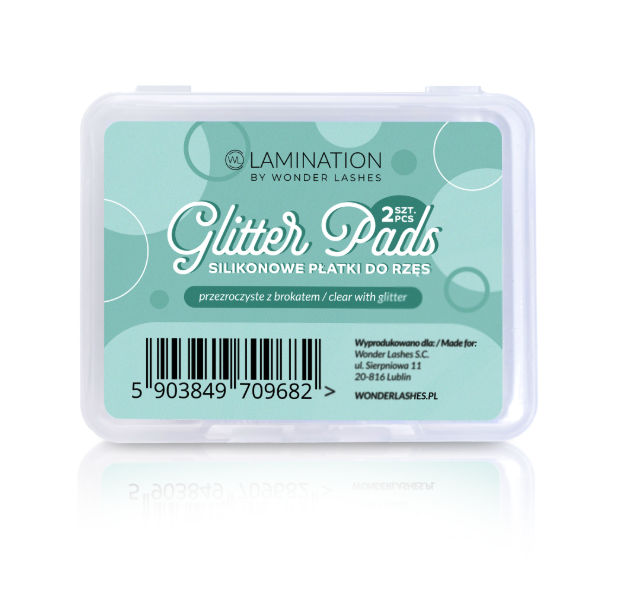 Wonder Lashes Glitter Pads - Silikonowe Płatki Do Rzęs