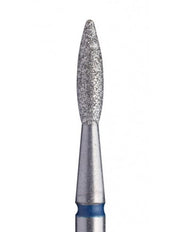 Staleks Frez Diamentowy Płomyk Ostry Niebieski 2,1/8mm 6szt