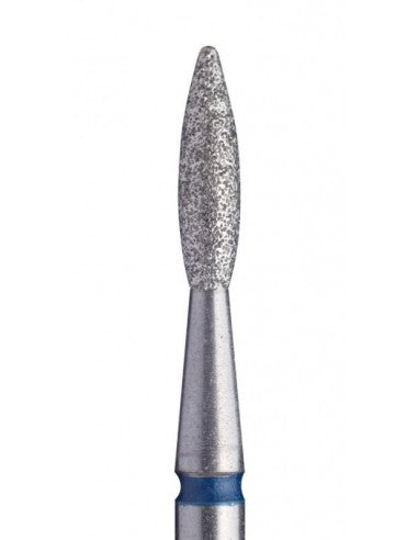 Staleks Frez Diamentowy Płomyk Ostry Niebieski 2,1/8mm 6szt