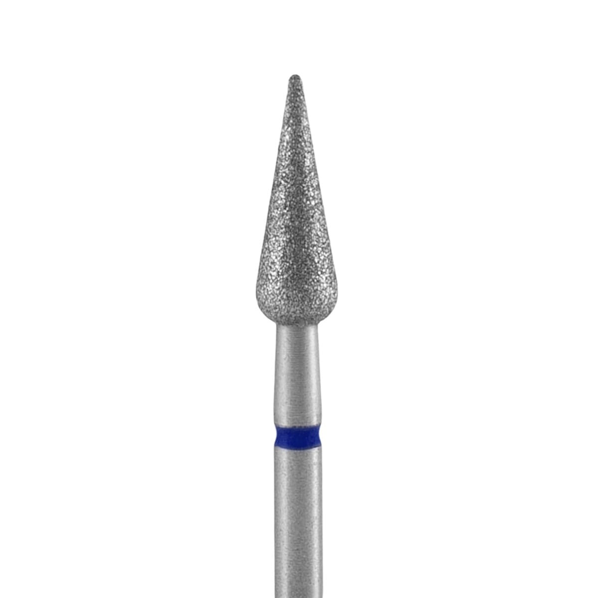 Frez diamentowy grusza ostra niebieska EXPERT średnica 4 mm / część robocza 12mm
