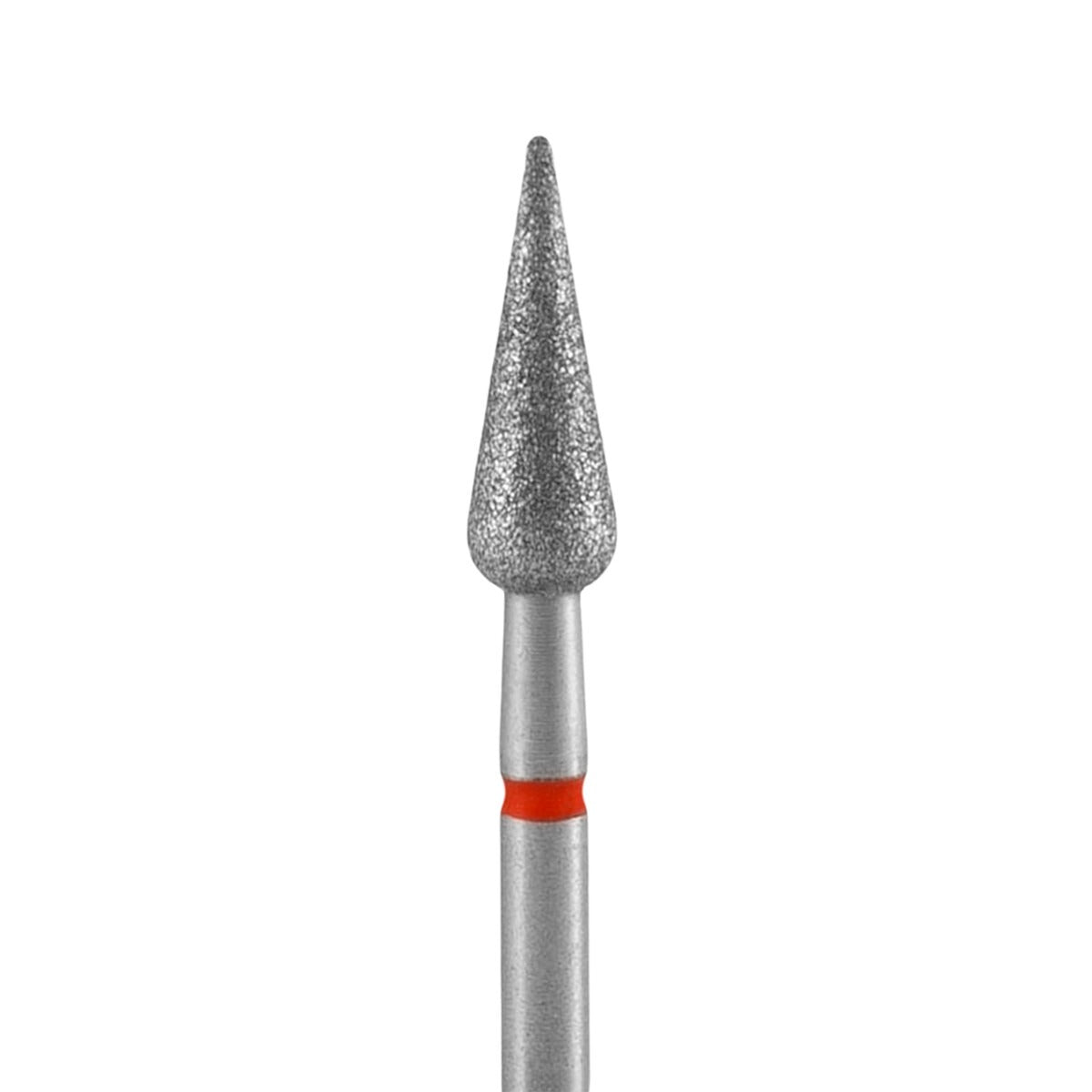Frez diamentowy grusza ostra czerwona EXPERT średnica 4 mm / część robocza 12mm