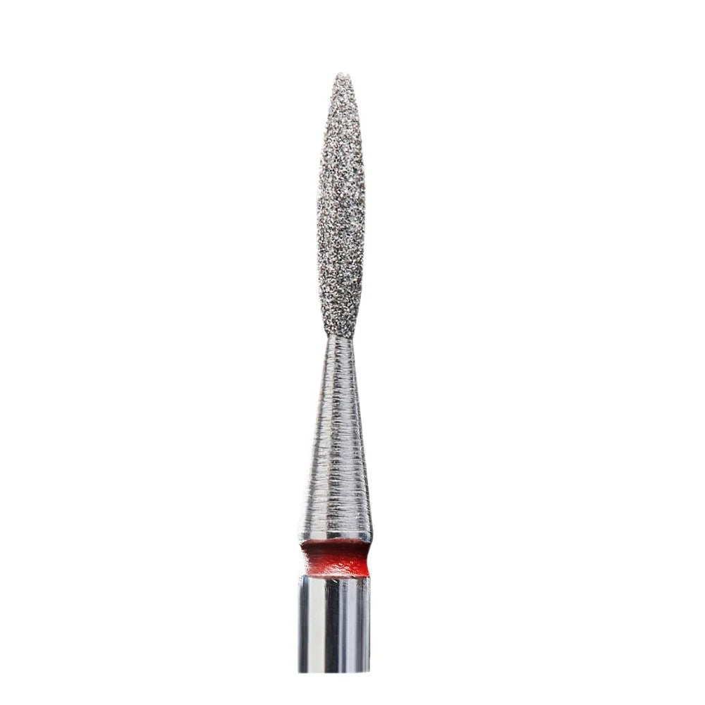 Staleks Frez Diamentowy Płomyk Czerwony 1,4/8mm 6szt