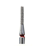Staleks Frez Diamentowy Zaokrąglony Walec Czerwony 1,4/8mm 1szt