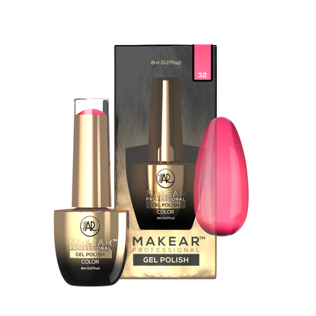 Makear Lakier Hybrydowy 32 Raspberry Rendezvous 8ml