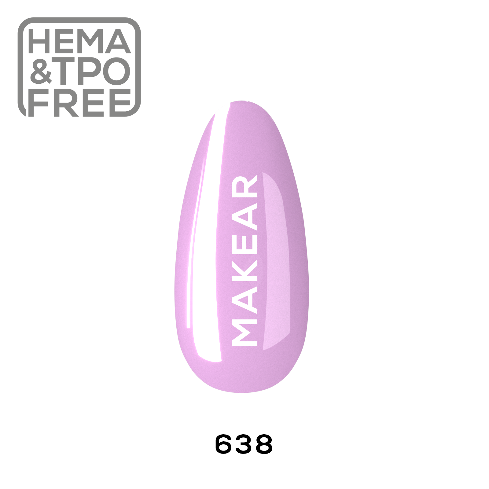 Makear Lakier Hybrydowy 638 Regular 8Ml