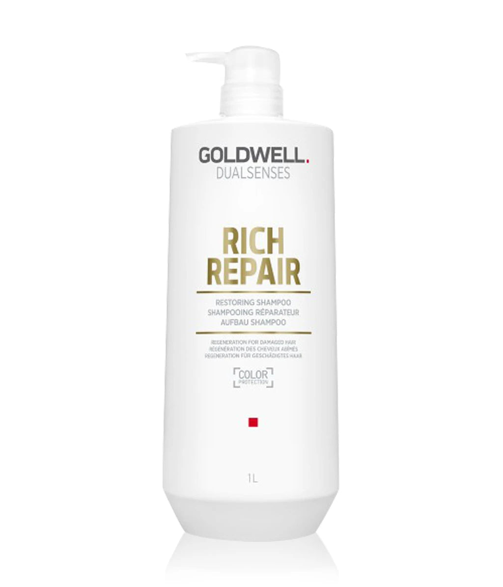 Goldwell Dualsenses Rich Repair Szampon Odbudowujący Do Włosów Zniszczonych 1000 Ml