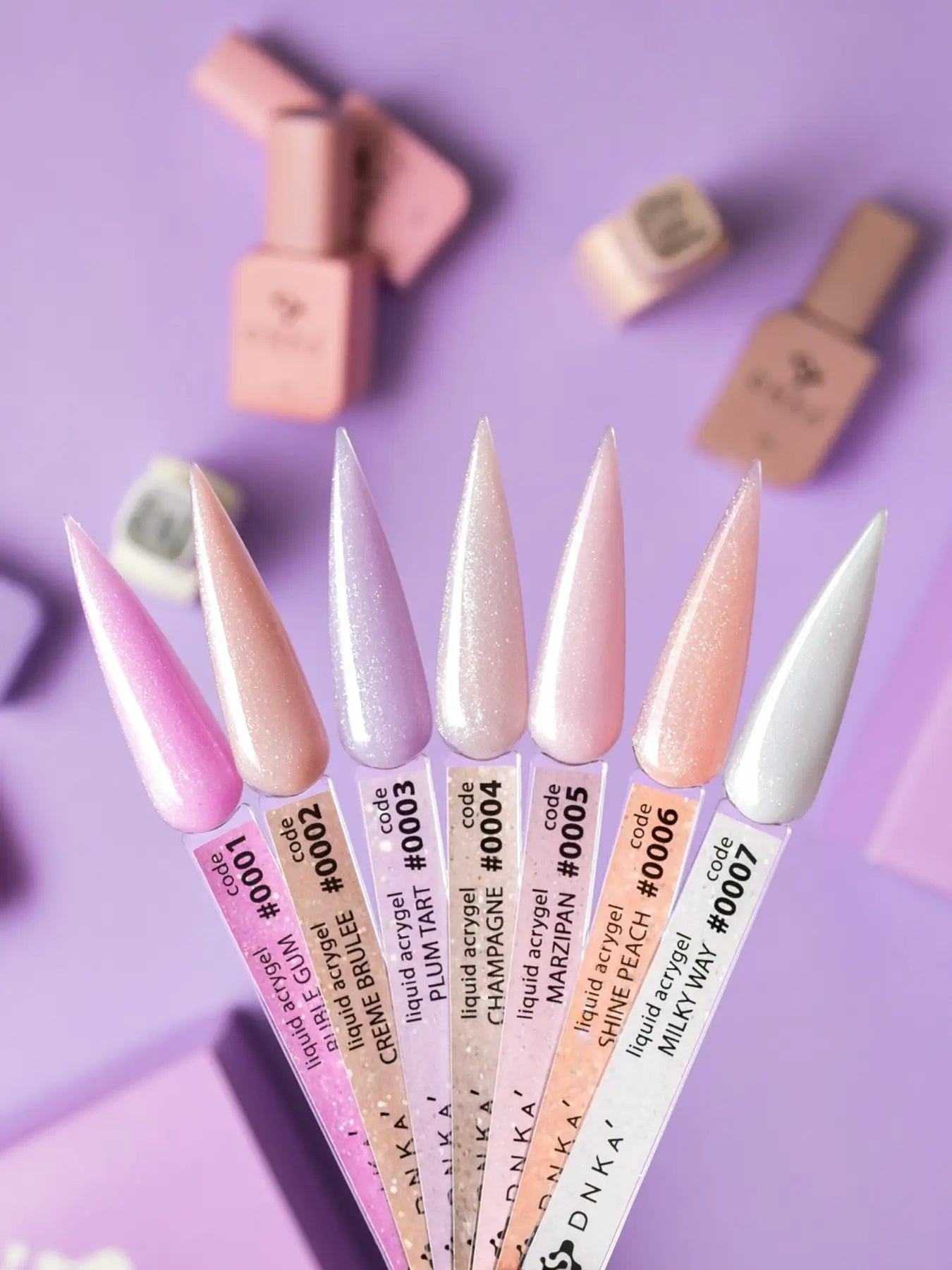 DNKa Liquid Acrygel Płynny Żel Wzmacniający Płytkę #0002 Creme Brulee 12ml