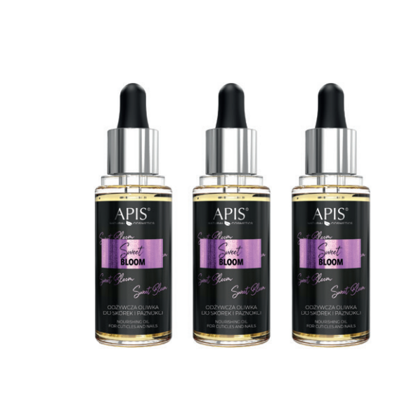Apis Zestaw Oliwek Do Paznokci Sweet Bloom 3 Sztuki