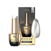 Makear Lakier Hybrydowy MCL03 Silver Purr 8 ml