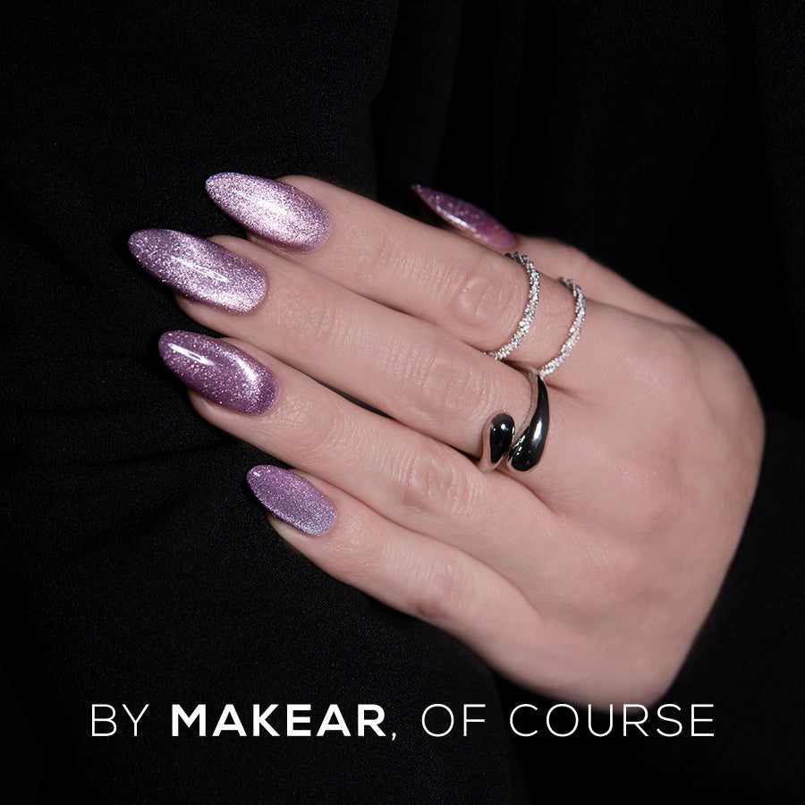 Makear Lakier Hybrydowy MCL02 Fluffy Violet 8 ml