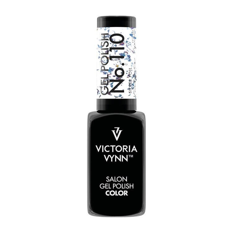 Gel Polish 110 Silver Foil 8ml