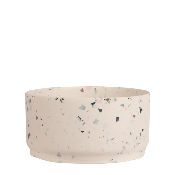Framar Terrazzo Bamboo Bowls Miski Bambusowe 2 Szt. Neutralna Szałwia - Edycja Limitowana