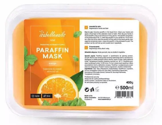 Parafina Kosmetyczna Isabellenails O Zapachu Pomarańczy 500ml