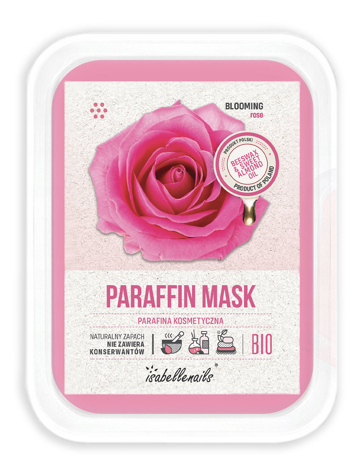 Parafina Kosmetyczna Isabellenails O Zapachu Blooming Rose 500ml