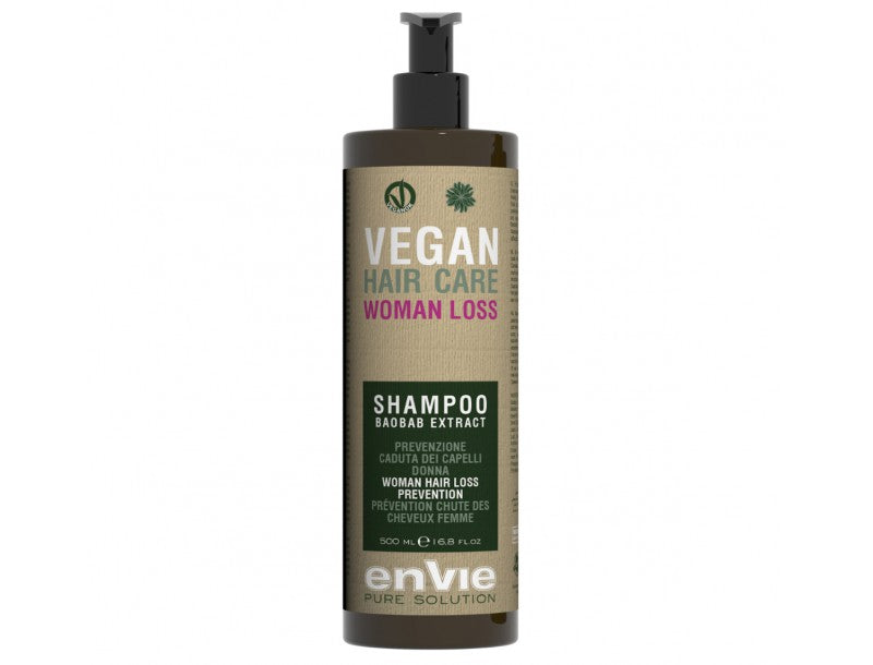 Poniks Envie Vegan - Damski Szampon Przeciw Wypadaniu Włosów 500ml