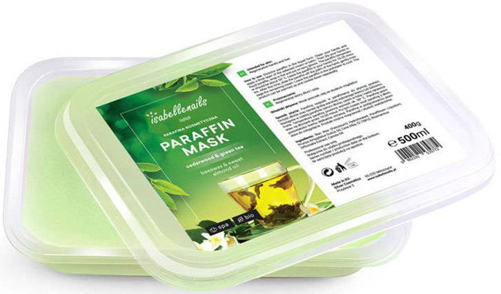 Parafina Kosmetyczna Isabellenails O Zapachu Zielonej Herbaty 500ml