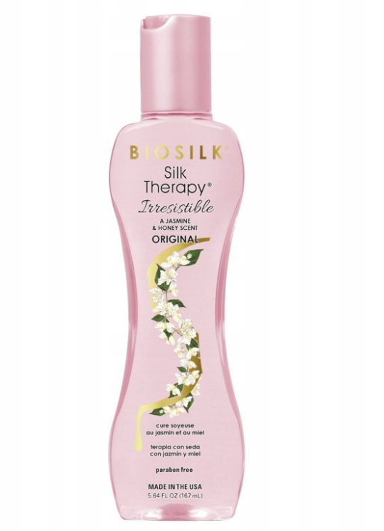 Bioelixire Biosilk Silk Therapy Irresistible Original Pielęgnacja Bez Spłukiwania Dla Ochrony I Blasku Włosów 167 Ml