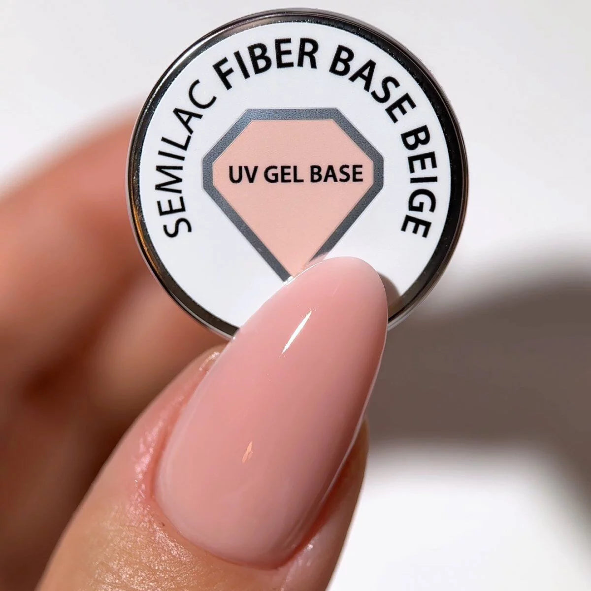 Semilac Baza Do Lakierów Hybrydowych Fiber Base Beige 7 Ml