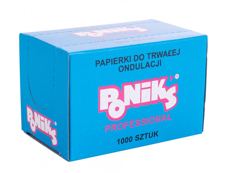 Poniks Fryzjerskie Papierki Bibułki Do Trwałej Ondulacji 1000szt/op