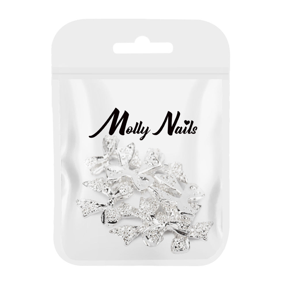 Molly Nails Ozdoby Do Paznokci Kokardki 3D Nr 3 10 Szt
